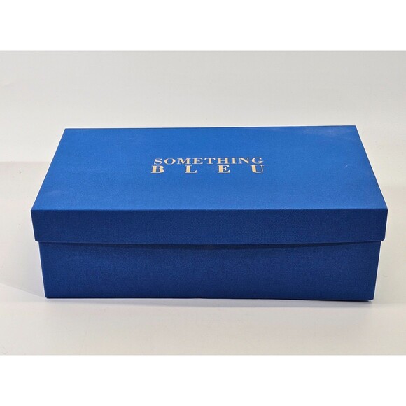 LM Women's 8 Something Bleu Lavorazione Artigiana Mule Slingback Heels Pumps EUC - Picture 12 of 12